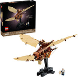LEGO Icons Leonardo da Vincis Flying Machine DIY Kit Ornithopter Building Set for Adults Ages 18 Craft for Home or Office Decor with Display Stand Gift Idea 10363