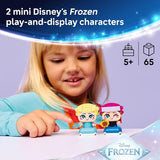 LEGO Disney Frozen Mini Anna Elsa Toys Building Set for Girls Boys Ages 5 Frozen Toys for Pretend Play or Bedroom Decor Gifts for Birthdays 43284