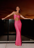Lorenzo Maxi Dress Raspberry