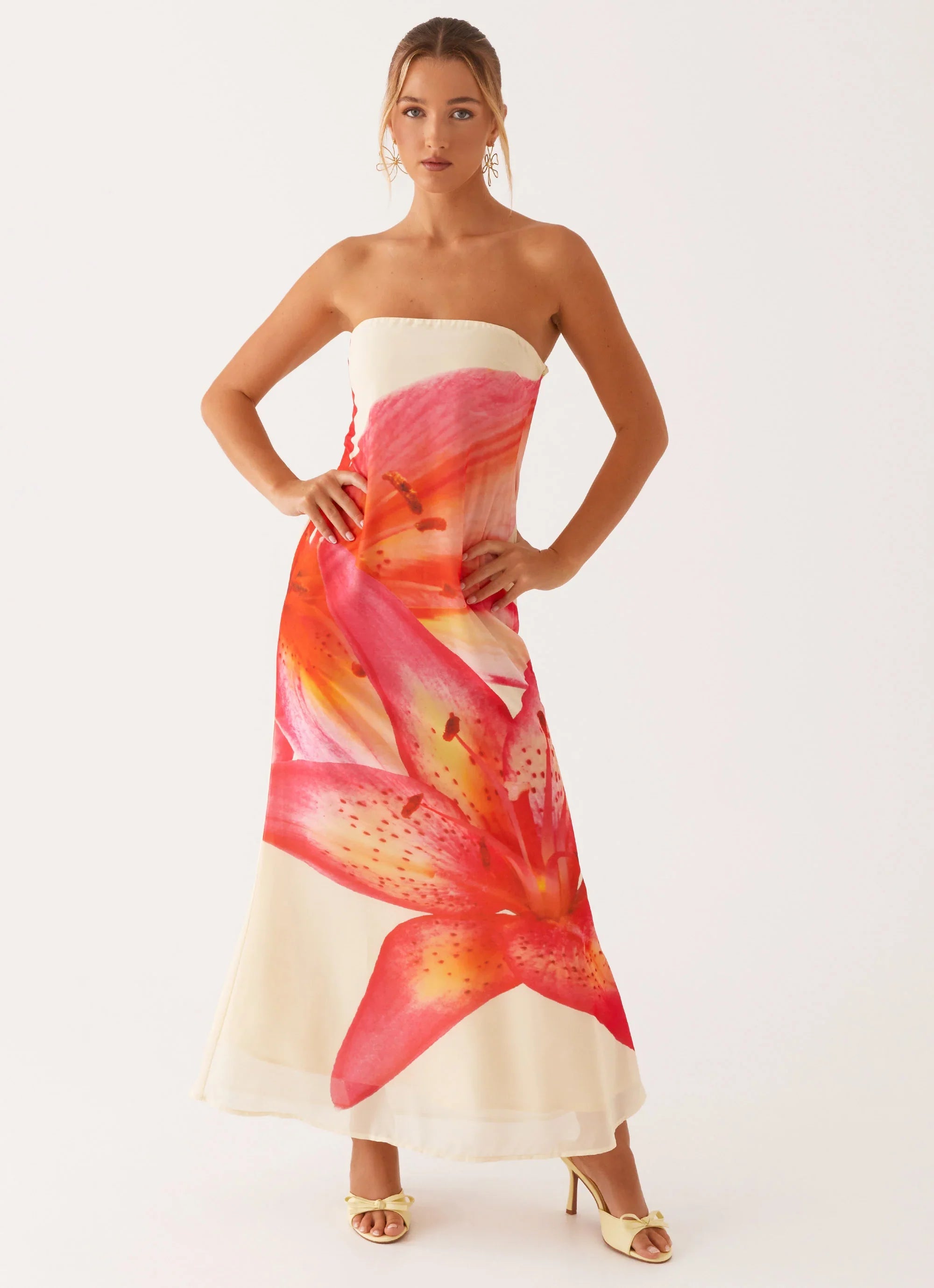 Darcy Maxi Dress Yellow Floral