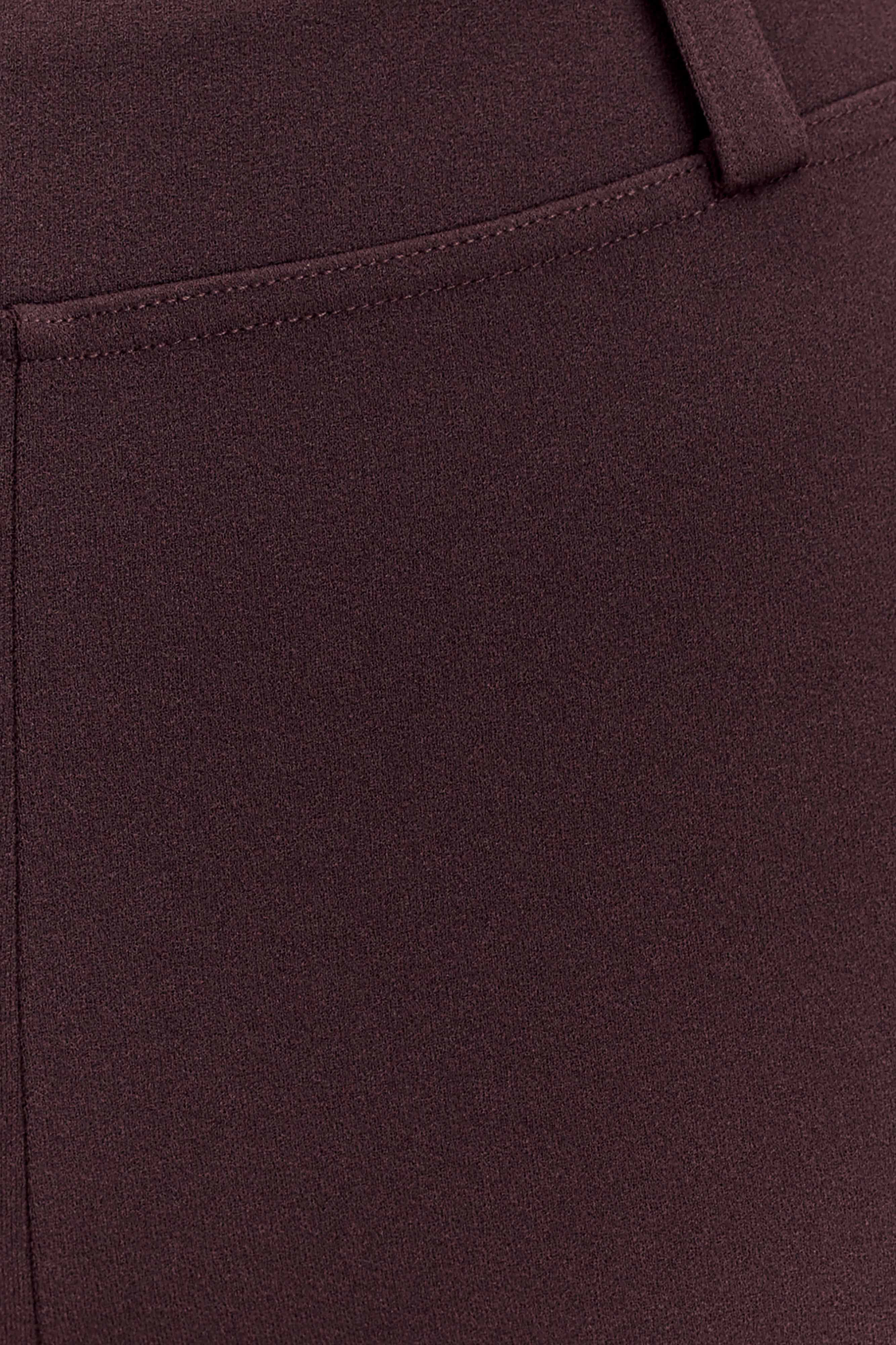 Blanca Stretch Crepe Capri Pants Chocolate