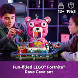 LEGO Fortnite Rave Cave 77082 Building Toy Boys Girls Ages 12 Display Play Model for Fans W 6 Minifigures 1963 pieces Gift for Gamers