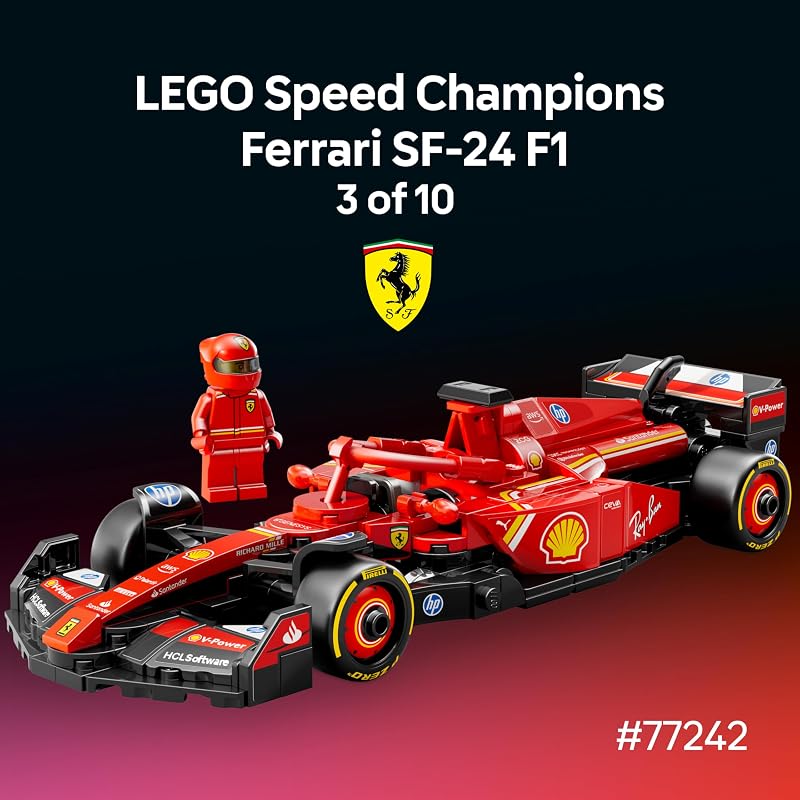LEGO Speed Champions Ultimate Formula 1 Collectors Pack Contains 10 Sets in 1 Includes Exclusive Poster Collectible F1 Model Car Kit Gift for Race Car Fans 66802