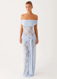Gracie Twist Maxi Dress Blue