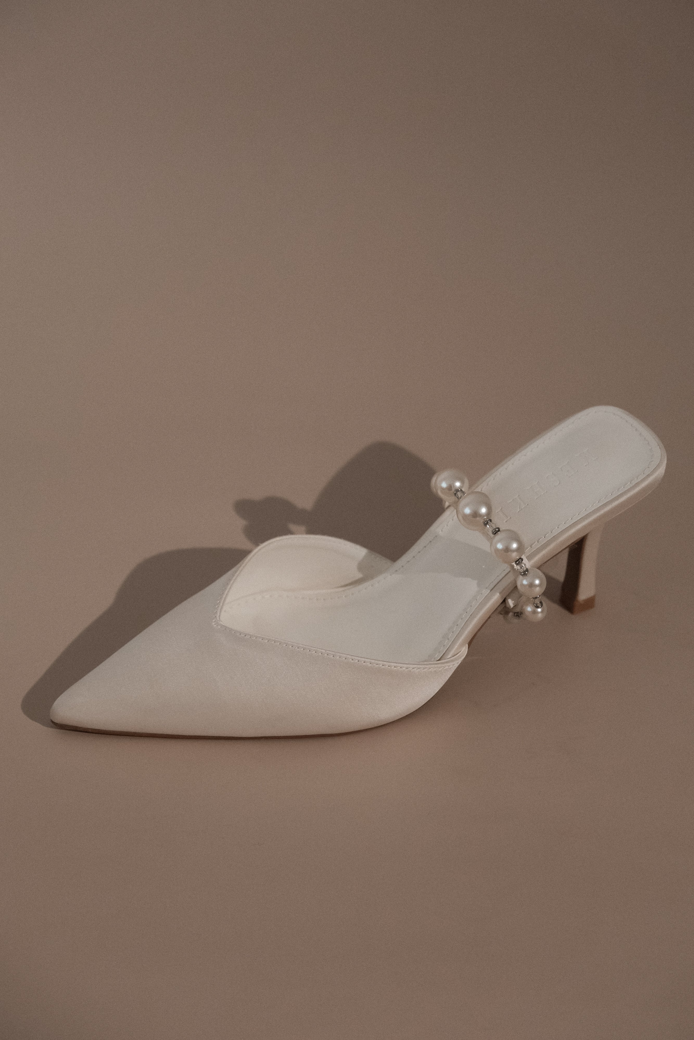 Karla Pearl Mule Ivory