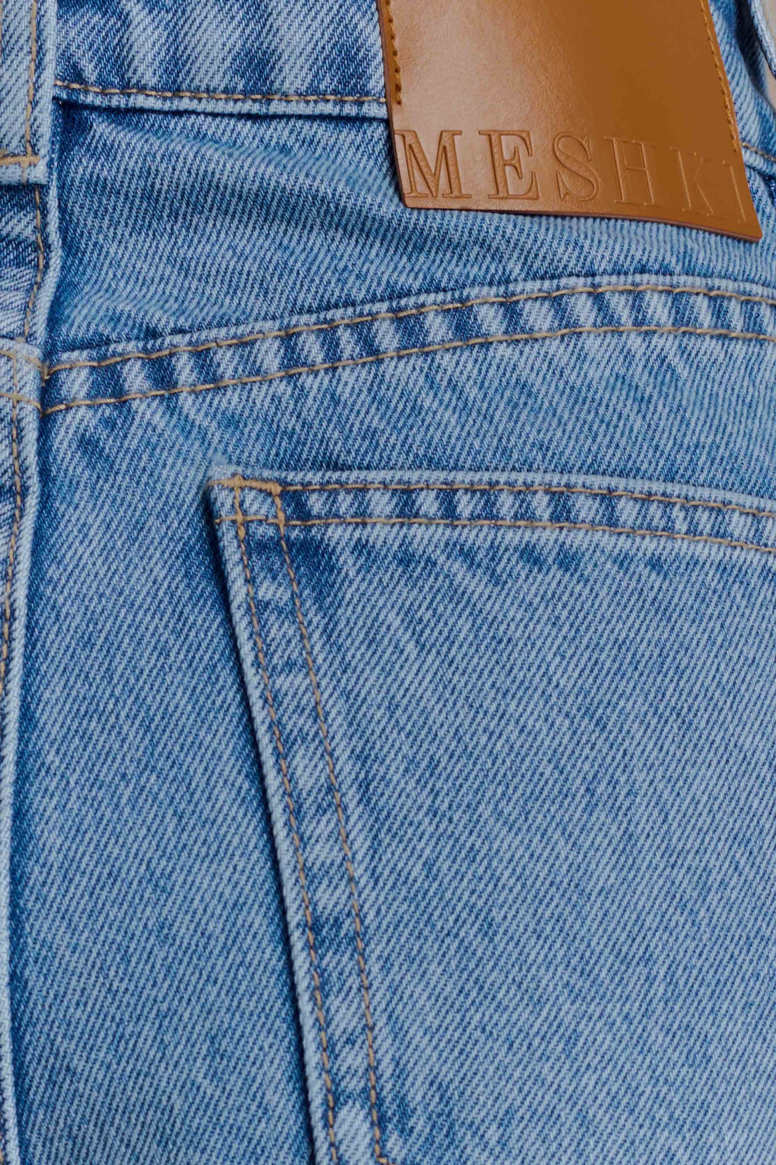 Carlene Cuffed Denim Shorts Classic Blue