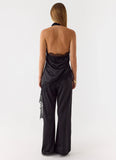 Emilee Cowl Top Black
