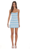 Scoop Neckline Mini Dress