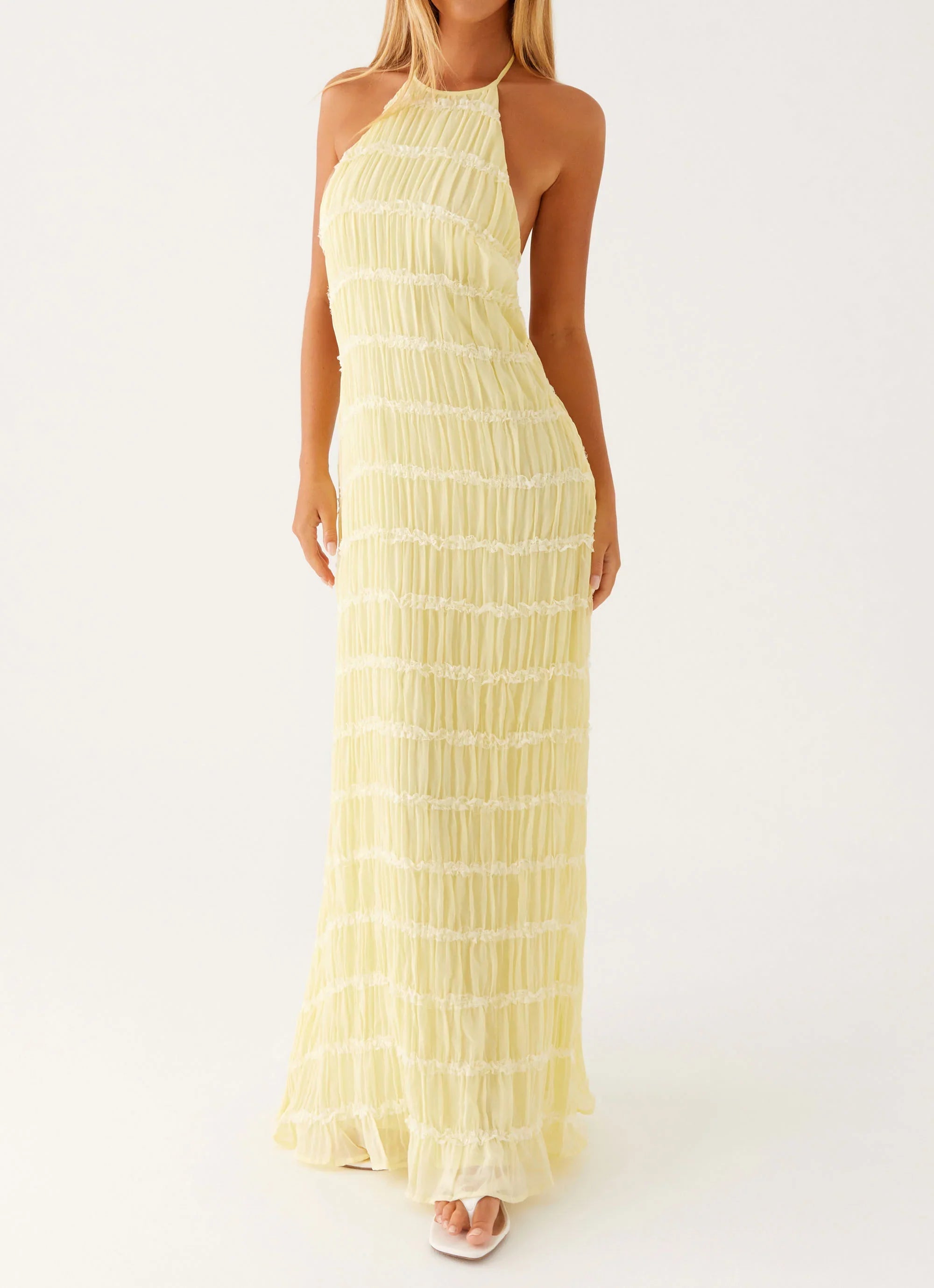 Aullie Maxi Dress Yellow