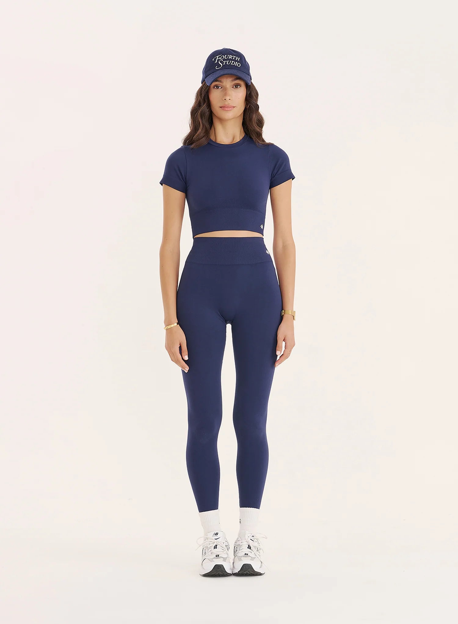 Navy Sculpting Seamless Gym Leggings