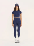 Navy Sculpting Seamless Gym Leggings