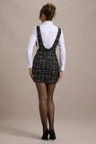 Oxford Black Boucle Sleeveless Pinafore