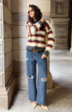 Roxie Mid Wash Ripped Jeans
