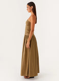 Carmel Maxi Dress Khaki