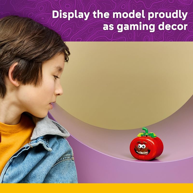 LEGO Fortnite Tomatohead 77079 Building Toy Boys Girls Ages 10 Display Model for Fans Kids Bedroom Desk Decor 210 pieces Gift for Gamers