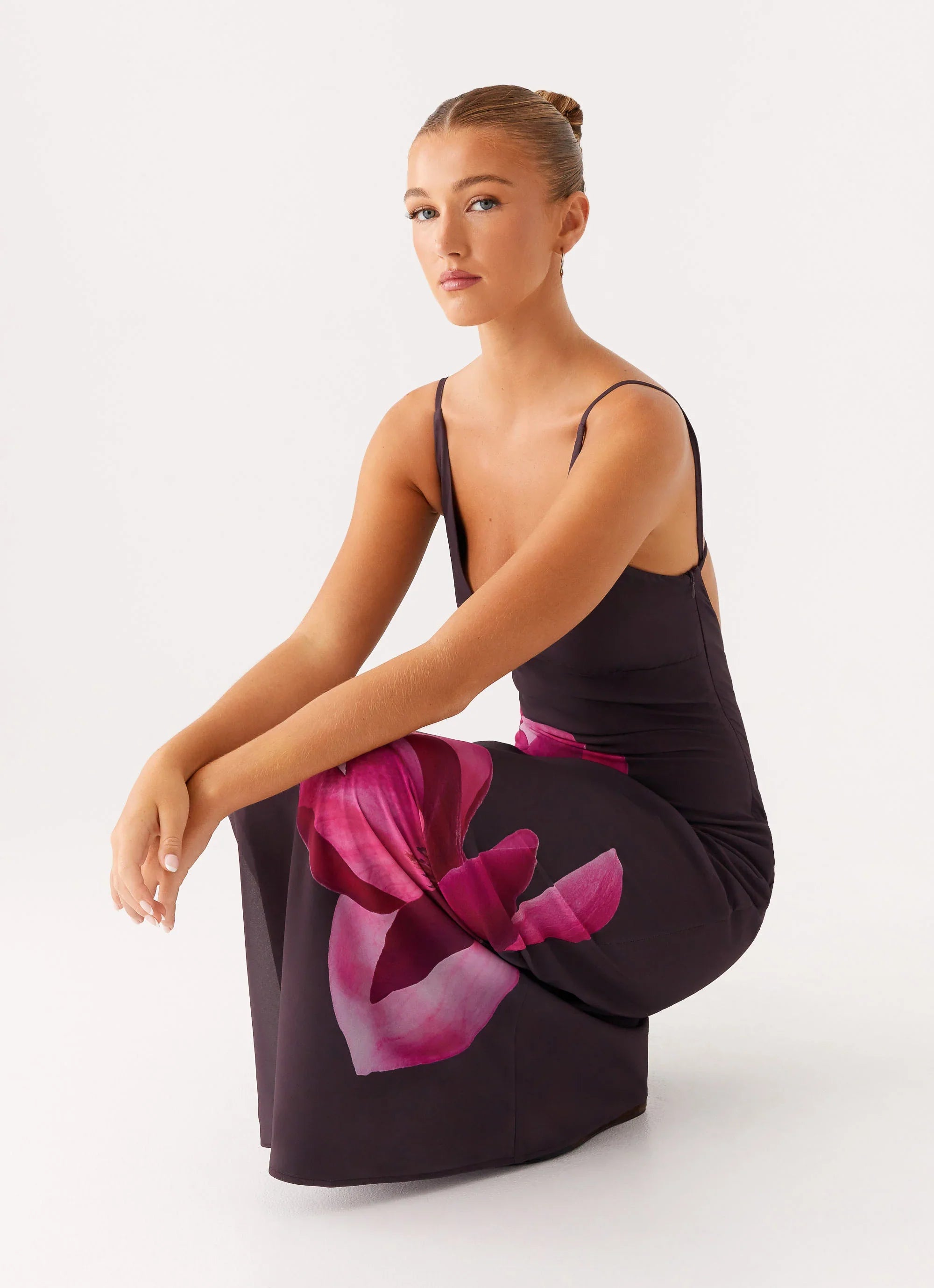 Griselda Maxi Dress Dark Chocolate