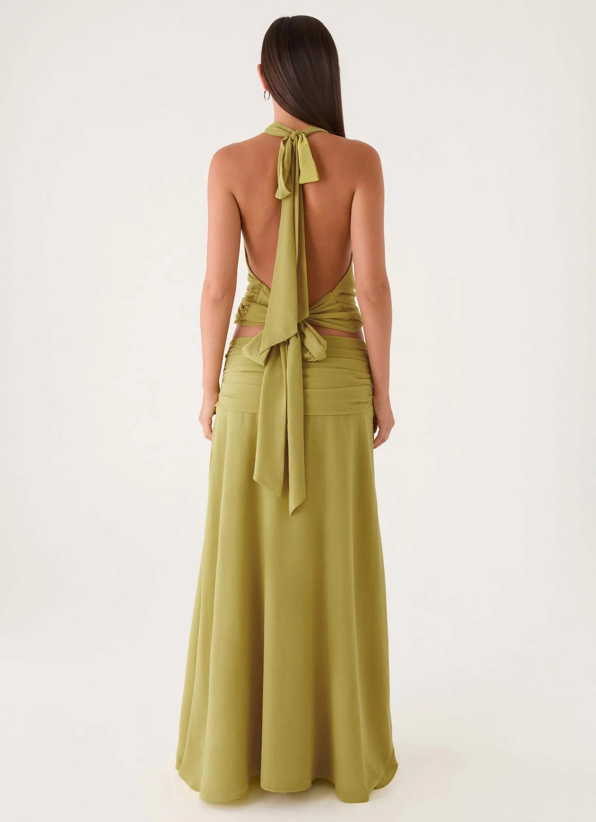 Willowmena Maxi Skirt Lime