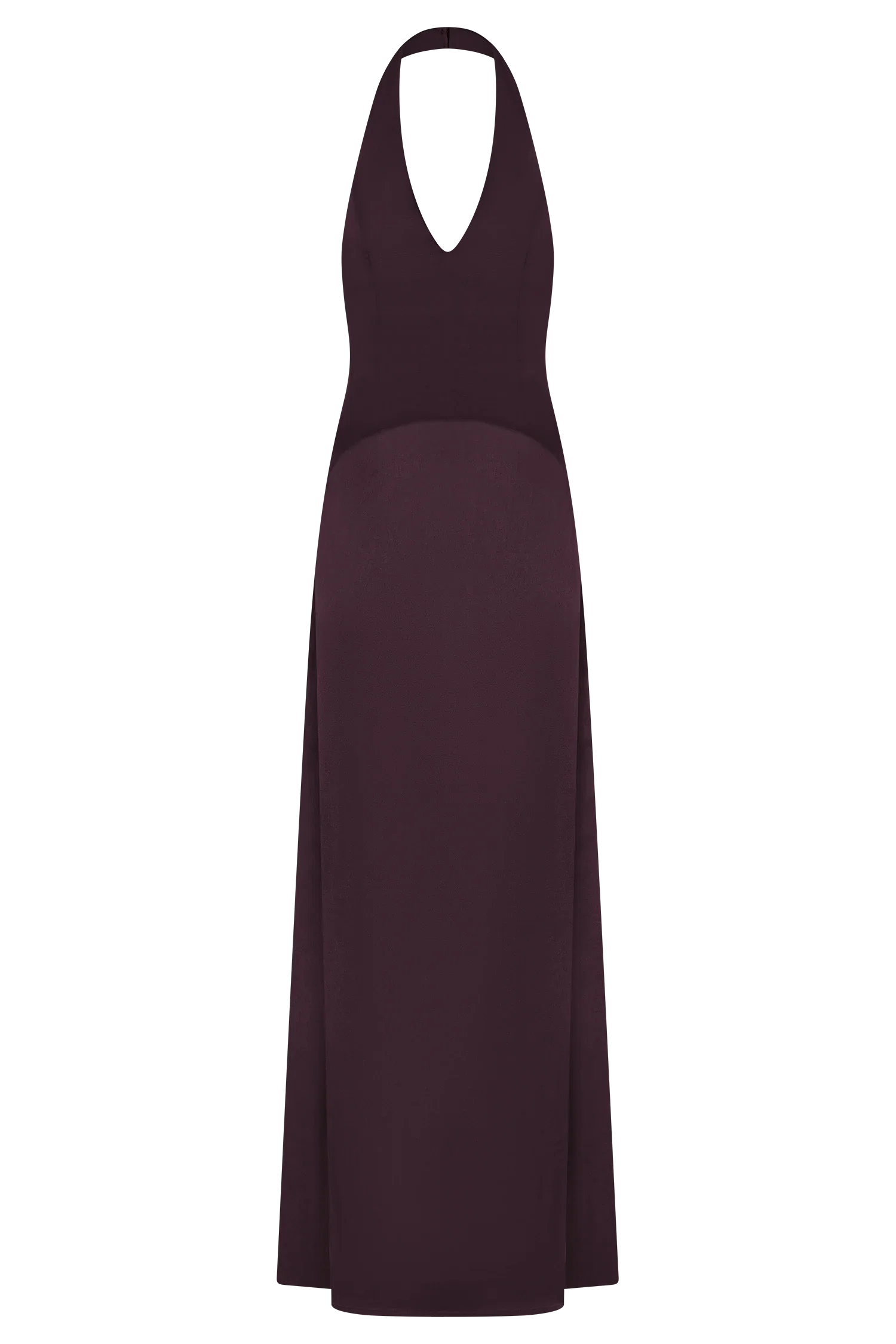 Maura Taffeta And Satin Maxi Dress Wine