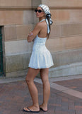 Holden Mini Dress White Polkadot