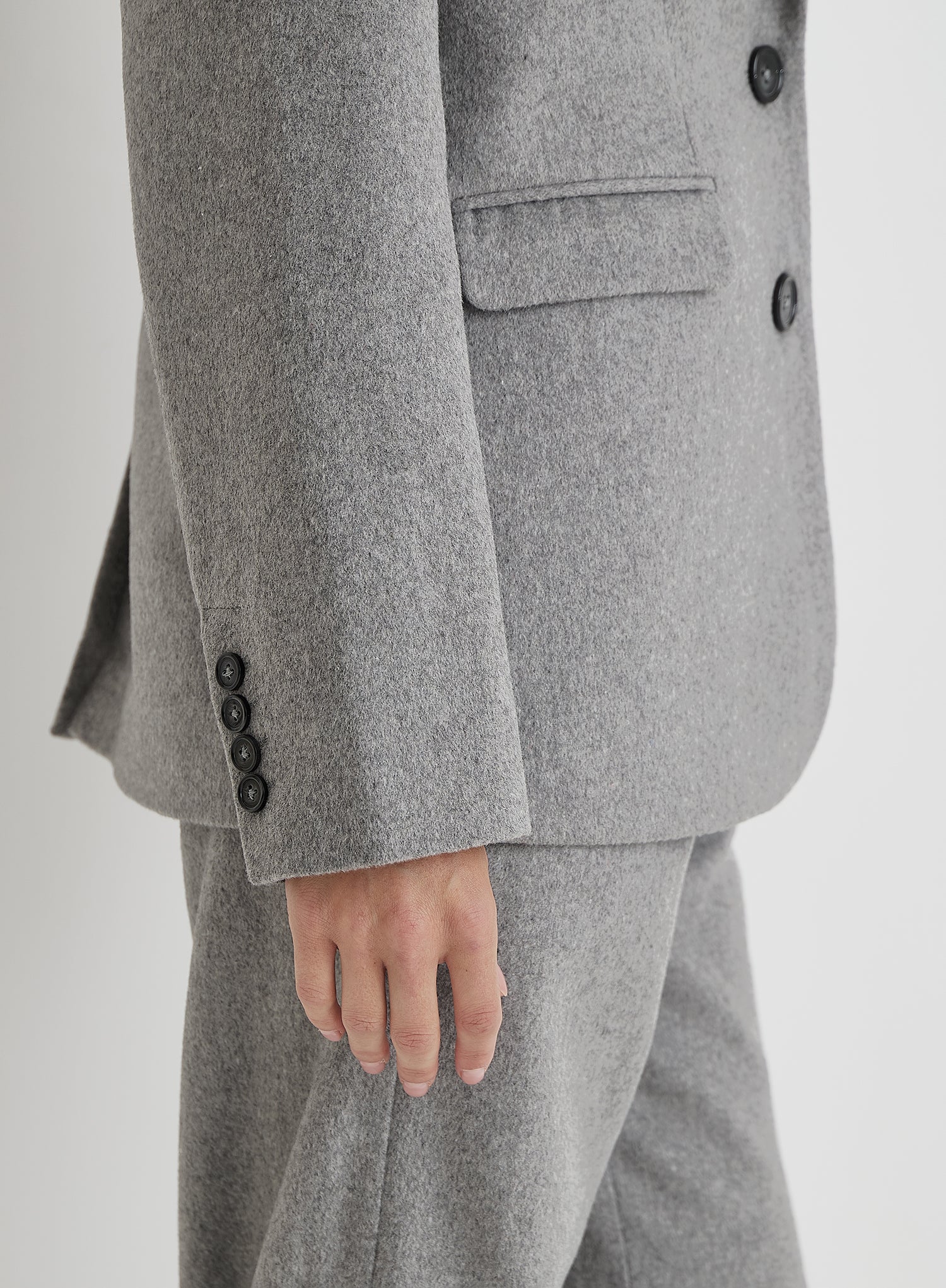 Grey Wool Blazer