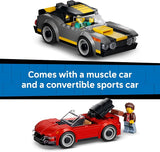 LEGO City Drive Through Car Wash 60497 Building Toys for Boys Girls Ages 6 Toy Cars Playset for Pretend Play 4 Minifigures 583 pieces Gift Idea