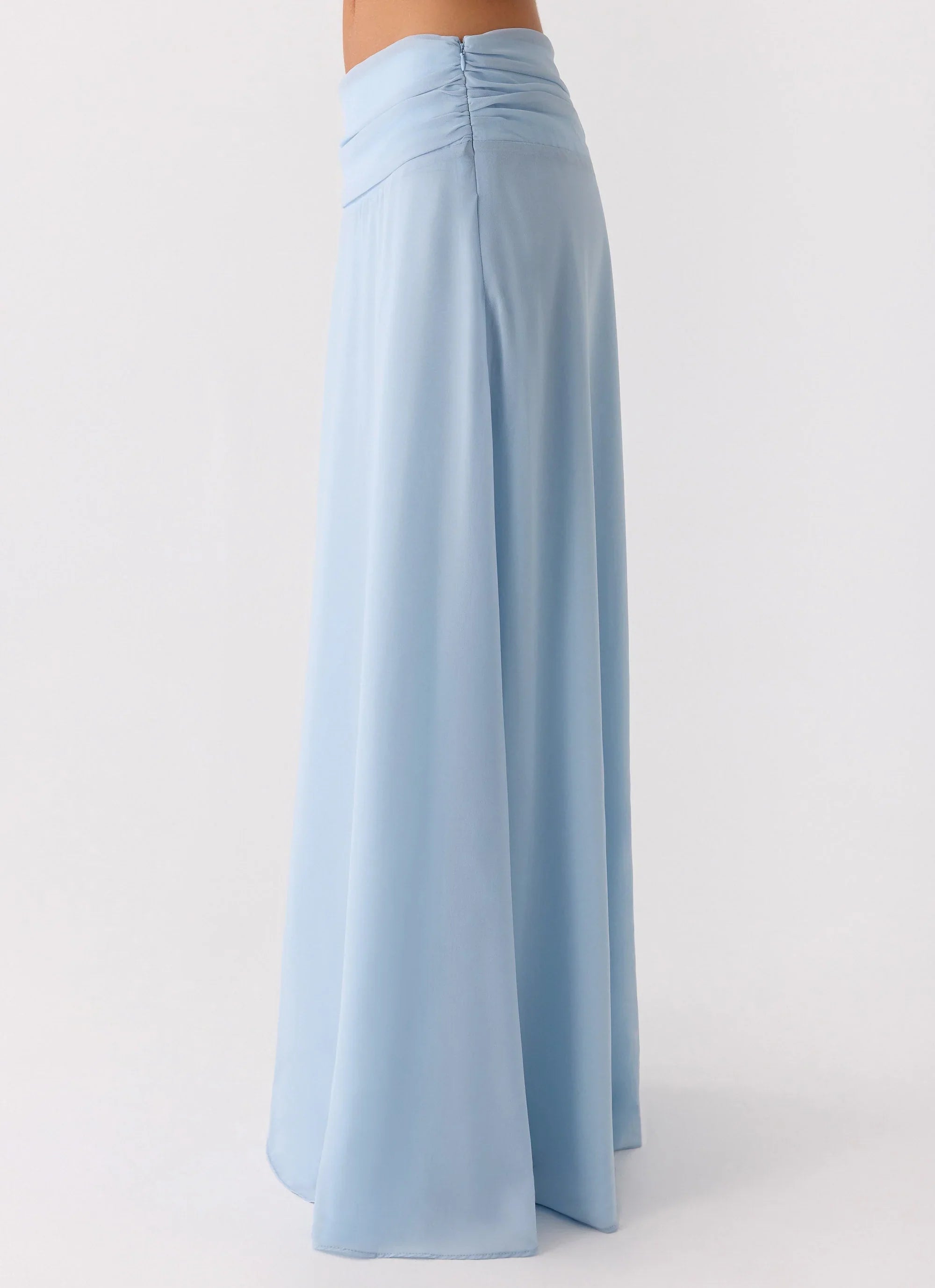 Natalya Maxi Skirt Pale Blue