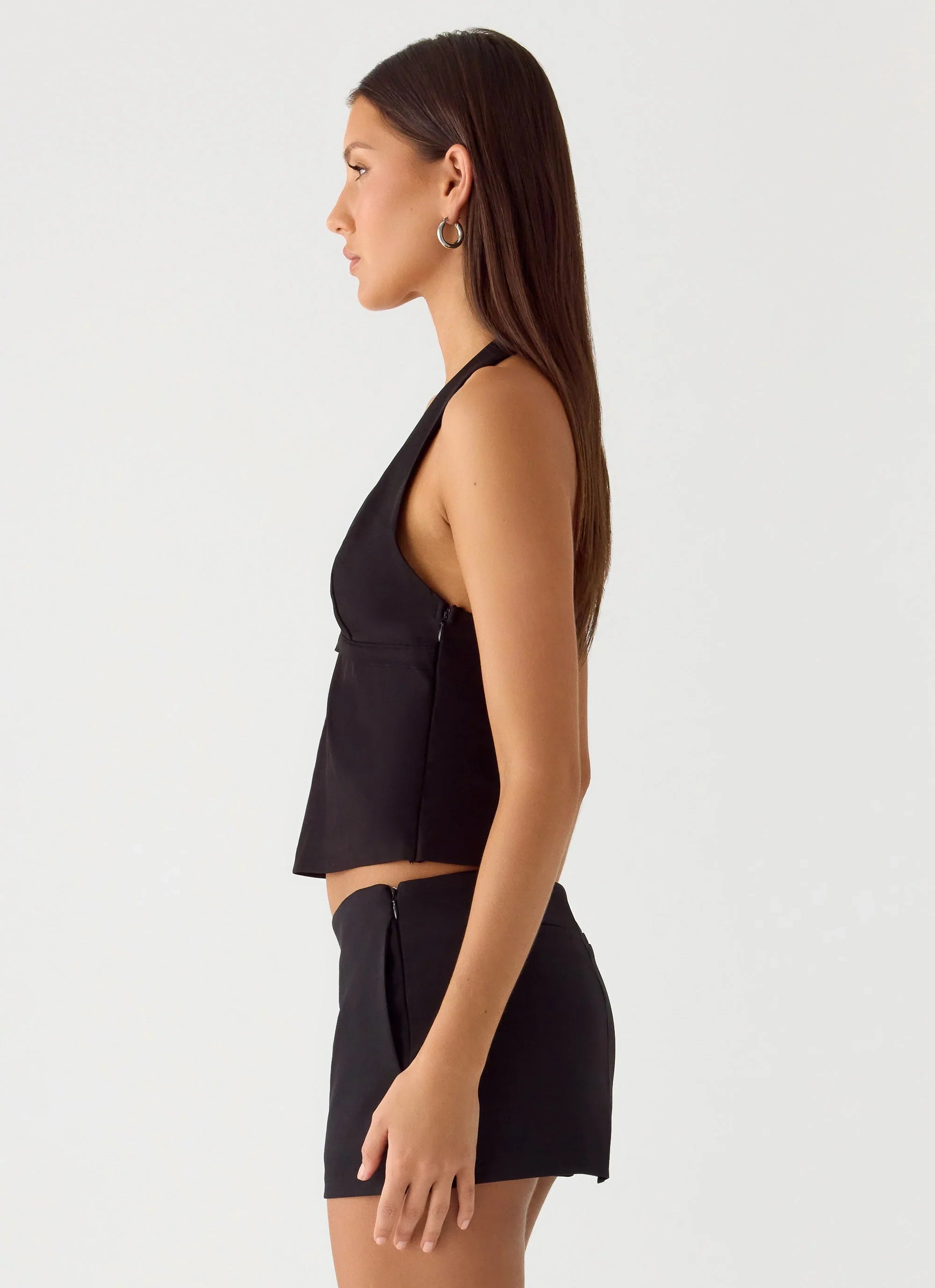 Mirna Halter Top Black