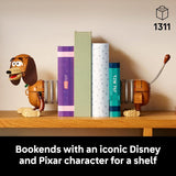 LEGO Disney and Pixar Toy Story Slinky Dog Bookends Building Set for Adults Ages 18 Disney Gifts for Fans Bedroom Shelf or Office Decor 43301