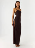Hartwell Maxi Dress Chocolate