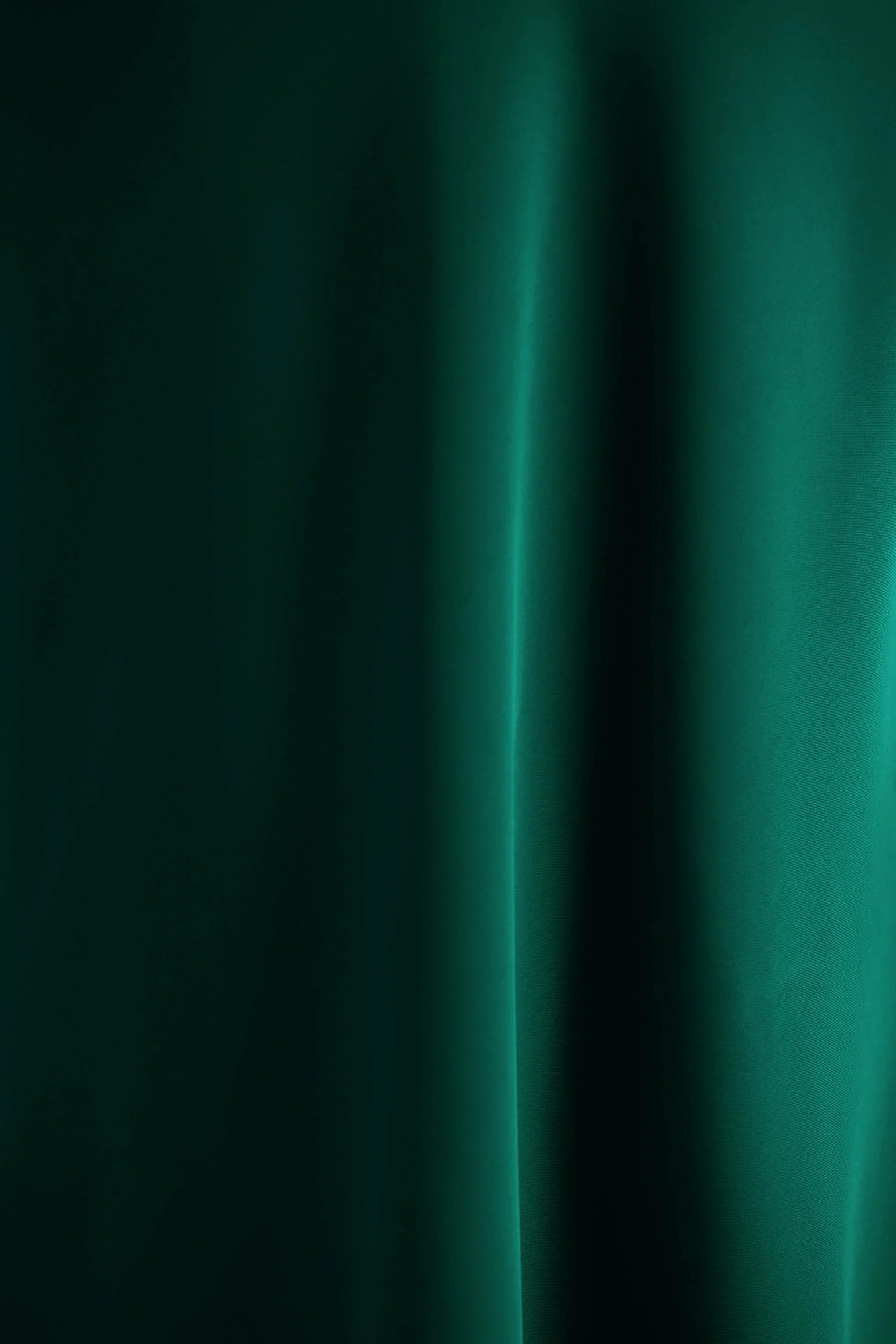Celina Bottle Green Satin High Neck Maxi Dress