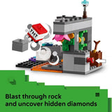 LEGO Minecraft The Warden Encounter Kids Toy Collectible Building Set for Boys and Girls 7 with Silent Ranger Minifigure Great Birthday Gift for Gamers and Kids Who Love Minecraft Toys 21274