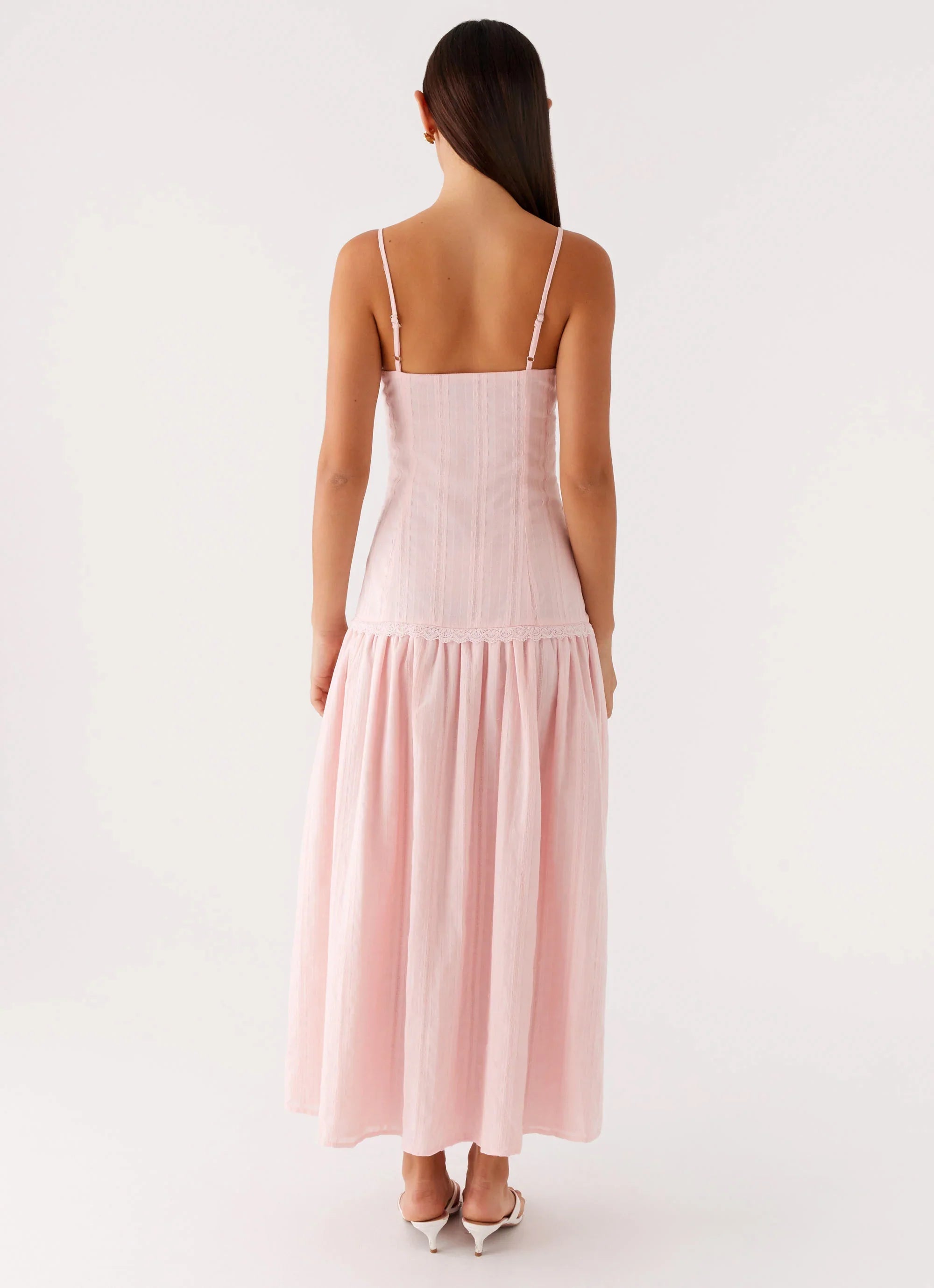 Found You Midi Dress Pink
