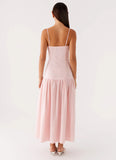 Found You Midi Dress Pink