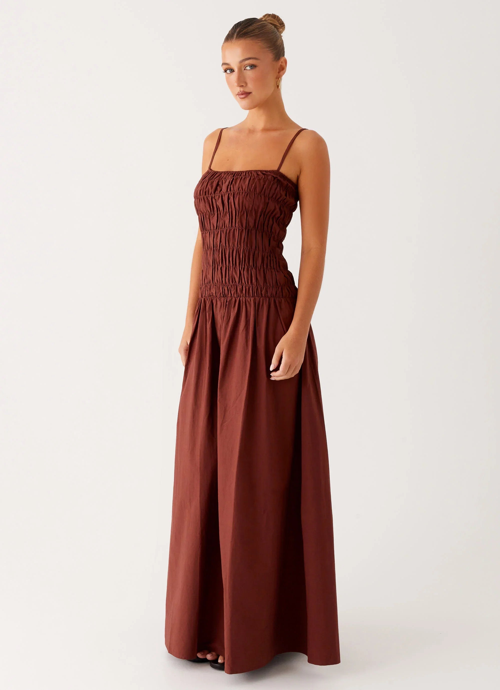 Brooke Maxi Dress Chocolate