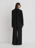 Black Plisse Shirt