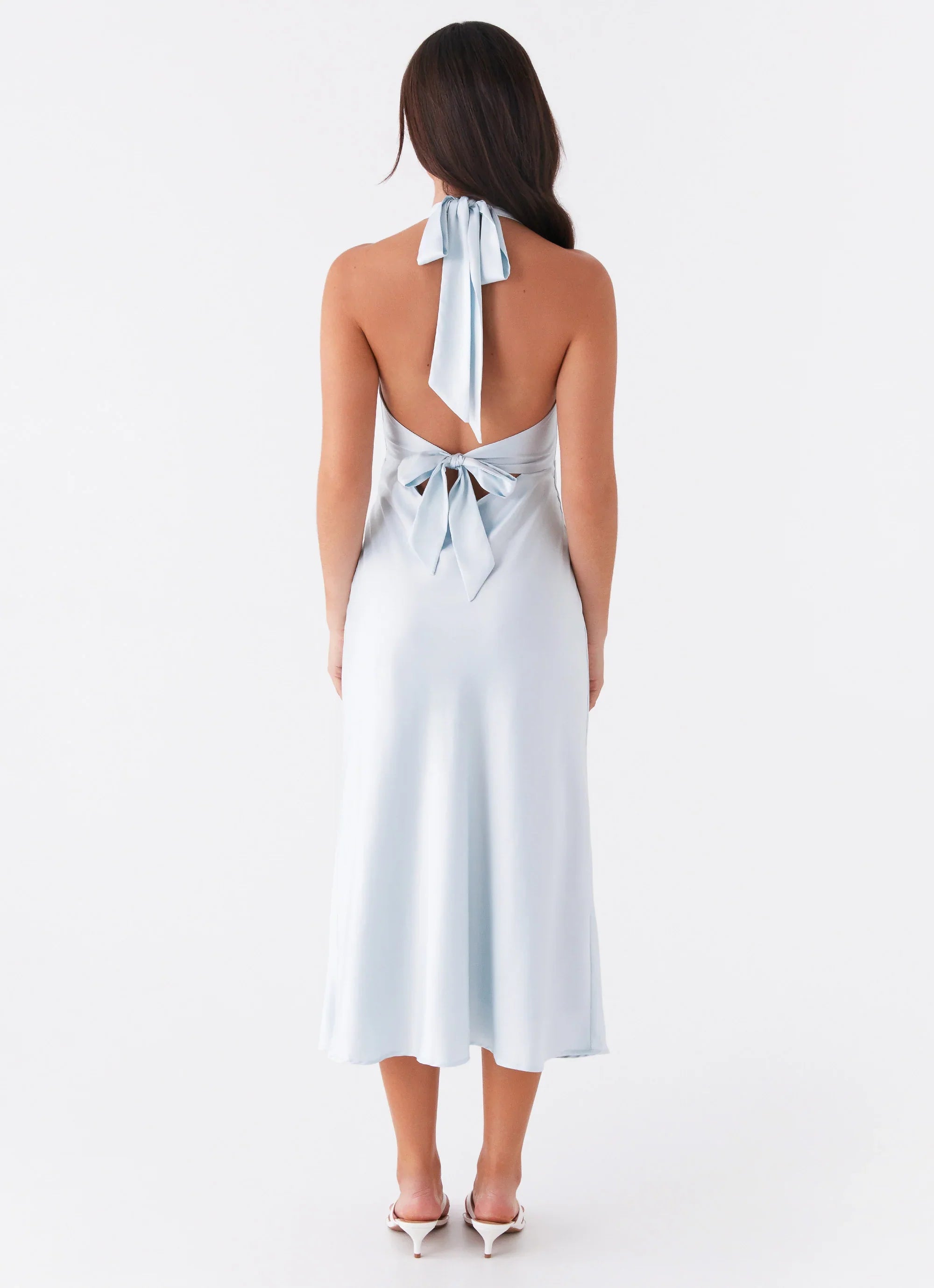Heavy Hearted Midi Dress Blue