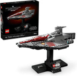 LEGO Star Wars Acclamator Class Assault Ship Building Set for Adults Star Wars Collectibles Set with Display Stand Building Kit with 450 Pieces 75404