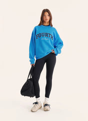 Bright Blue Fourth Branded Sweatshirt