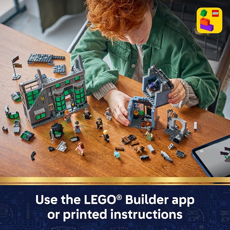 LEGO Harry Potter Knockturn Alley Wizarding Shops 76471 Building Toy for Girls Boys Ages 8 Playset W 8 Minifigures Pretend Play or Display 788 pieces Gift for Birthdays