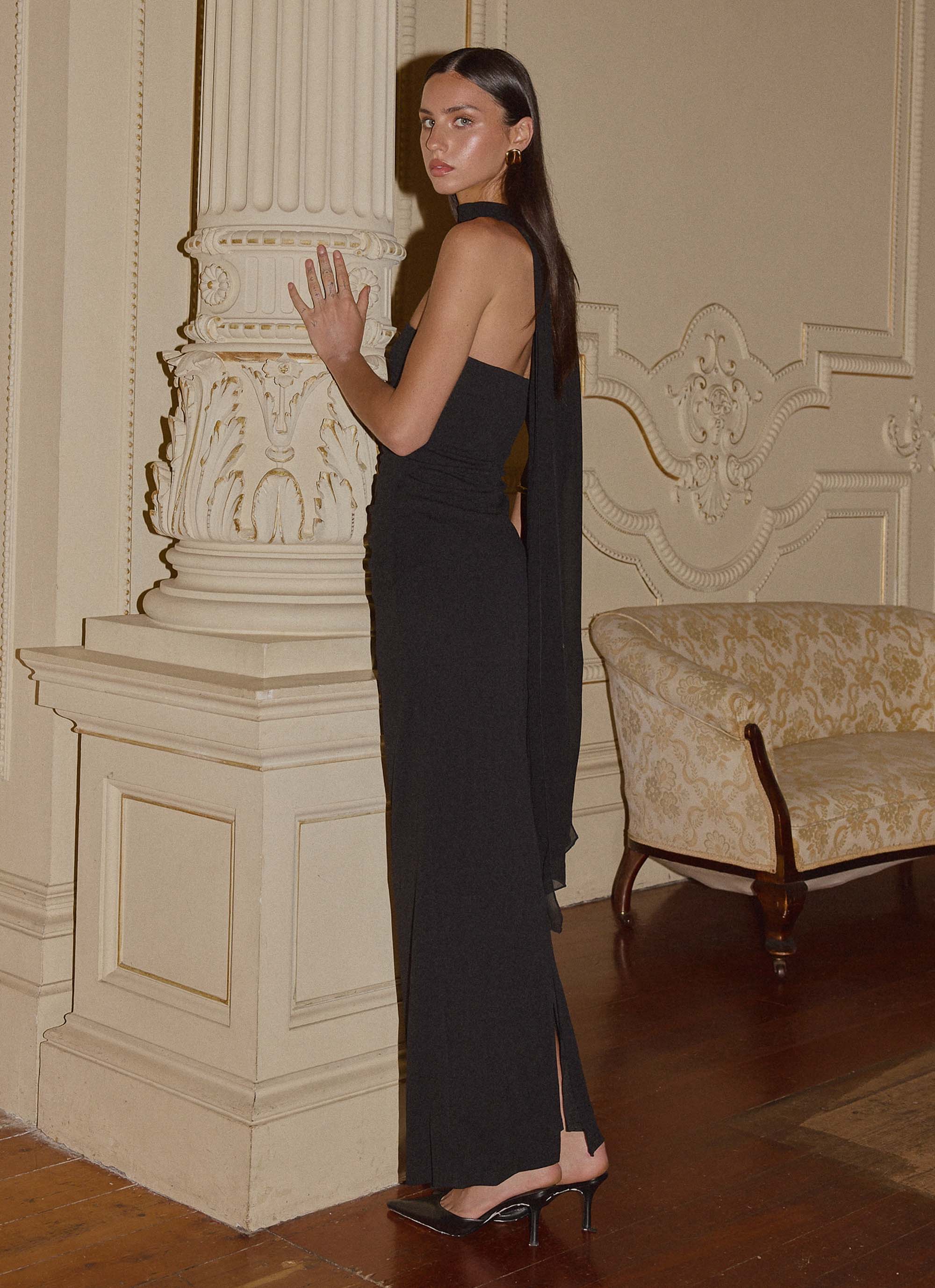 Libra Maxi Dress Black