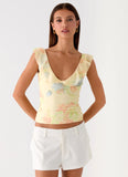 Milena Cami Top Spring Meadow