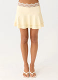 Aleenah Mini Skirt Yellow