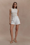 Aldea Cotton Shorts White