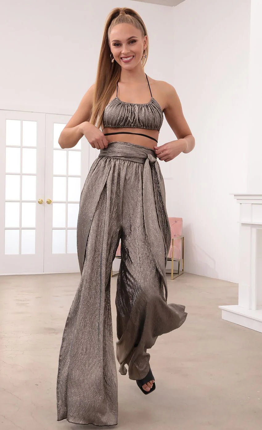 Two Piece Set in Silver