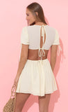 Cutout Dress in Ivory