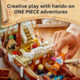 LEGO ONE PIECE The Going Merry Pirate Ship Building Blocks Pretend Play Adventure Toy for Boys Girls 10 Straw Hat Crew Toy Figures Playset for Anime Fans Gift Idea for Birthdays 75639