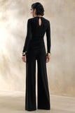 Safirra Black Wide Leg Trouser