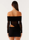 No Doubt Mini Dress Black