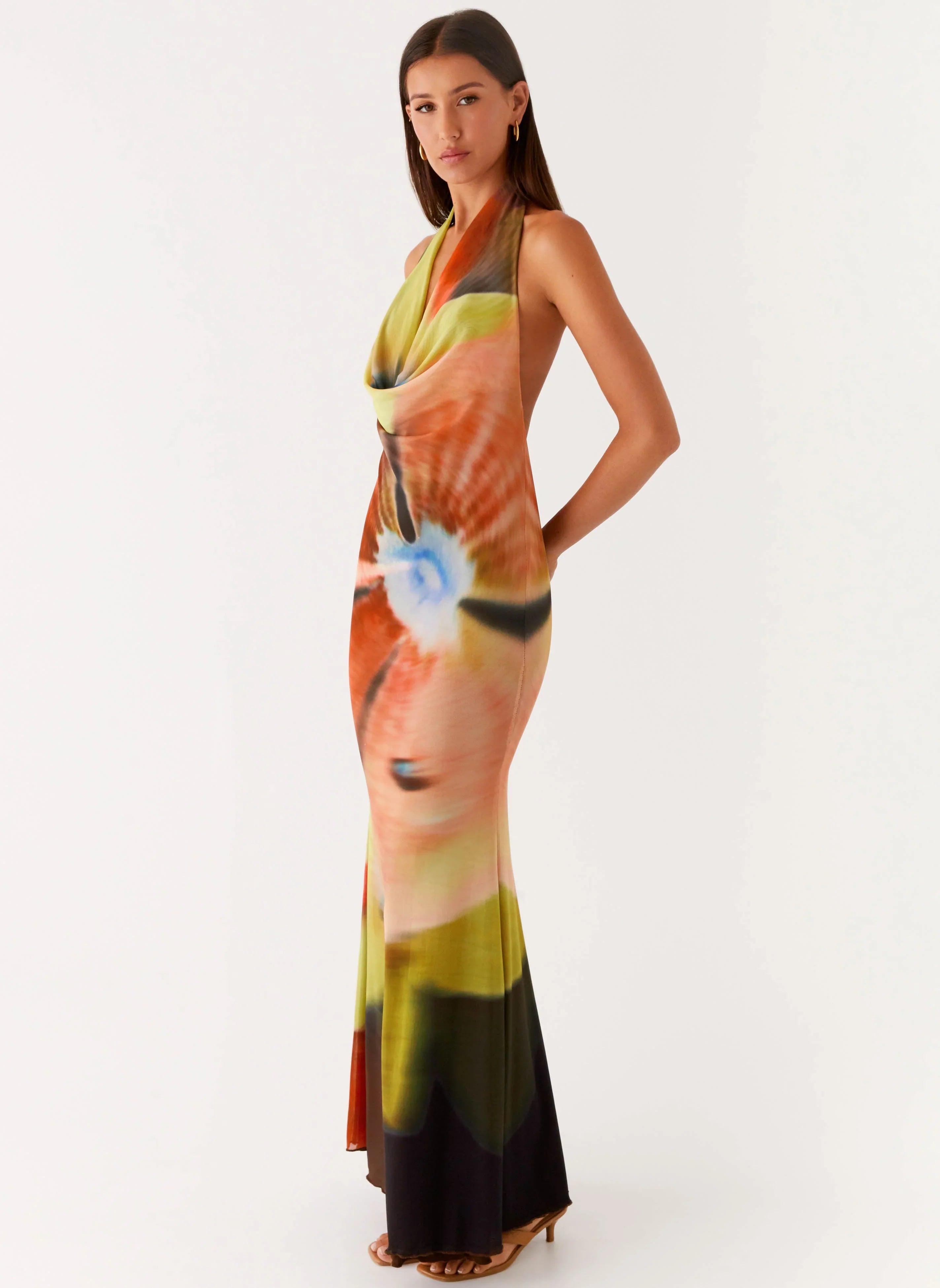 Raellia Maxi Dress Moody Floral