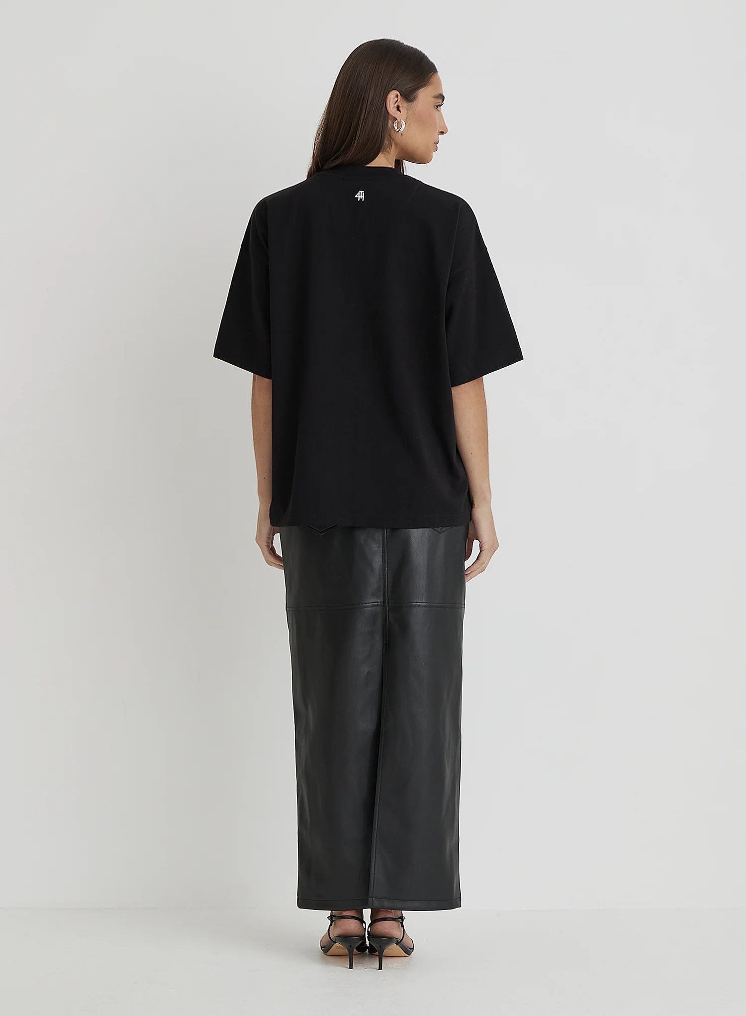 Black Catwalk Polaroid Graphic T Shirt